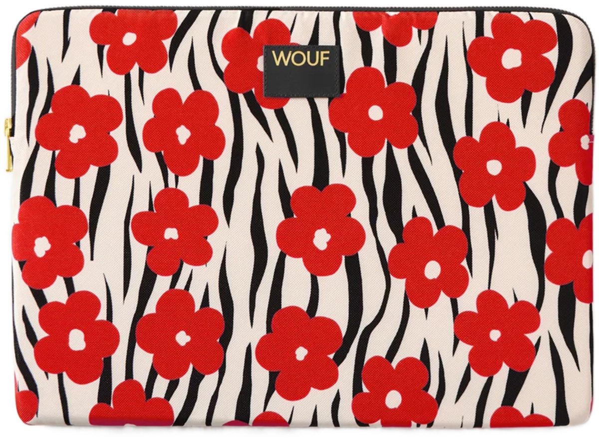 Wouf Daily laptop hoes 13-14 inch - Laptopsleeve - Wildflower