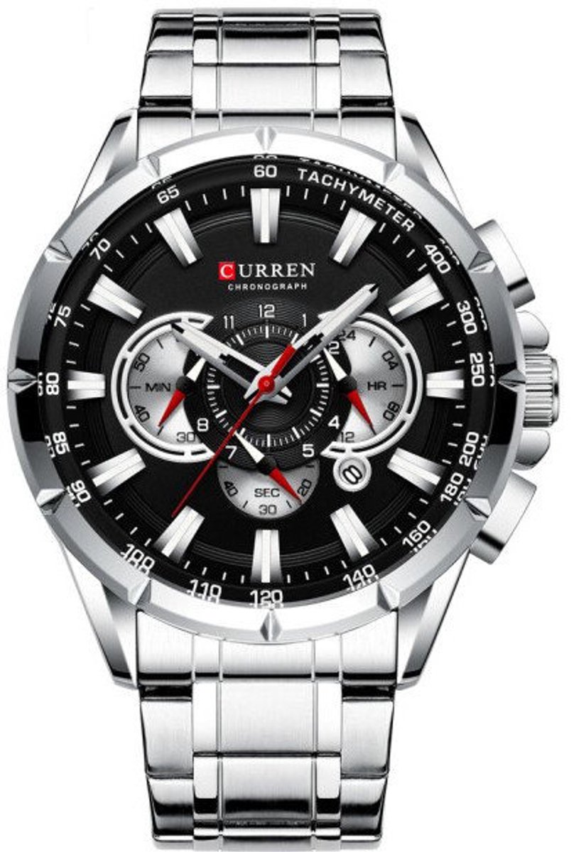 Curren 8363 Serie - Herenhorloge - Chronograaf