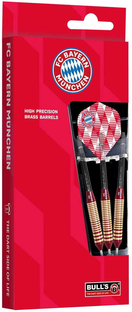 BULL'S FC Bayern München Brass - Dartpijlen van Bull's — afbeelding 2