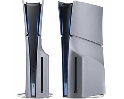 Playstation 5 Slim Faceplates Disc Edition (niet geschikt voor standaard PS5 & PS5 Pro) - Inclusief Mid Skin - Accessoires - Faceplate - Cover - Plate - Skin - Retro - 30th Anniversary Grey
