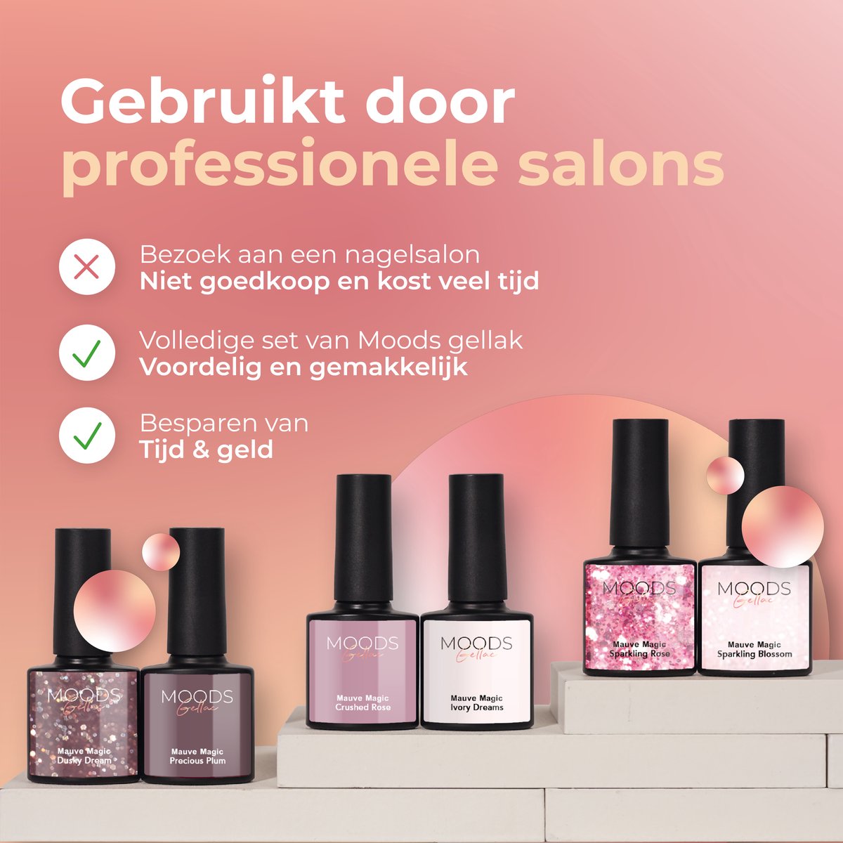 Moods Gellac 6-delige Set – 48 ml - Afbeelding 3