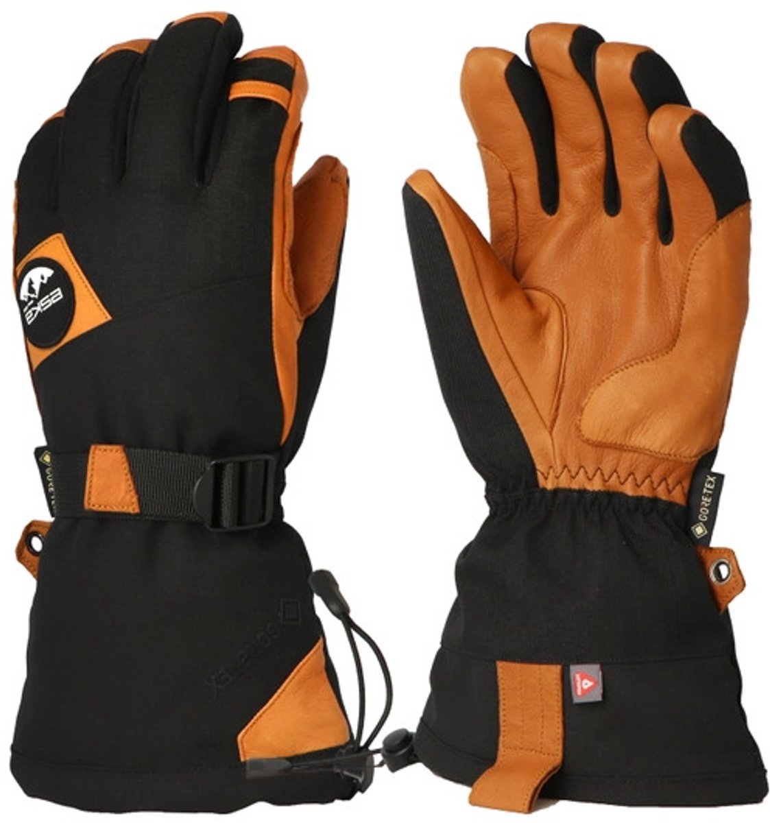Skihandschoenen Eska Vooz Gtx Zwart