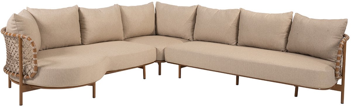4 Seasons Outdoor Martinique loungebank 3-delig - amber