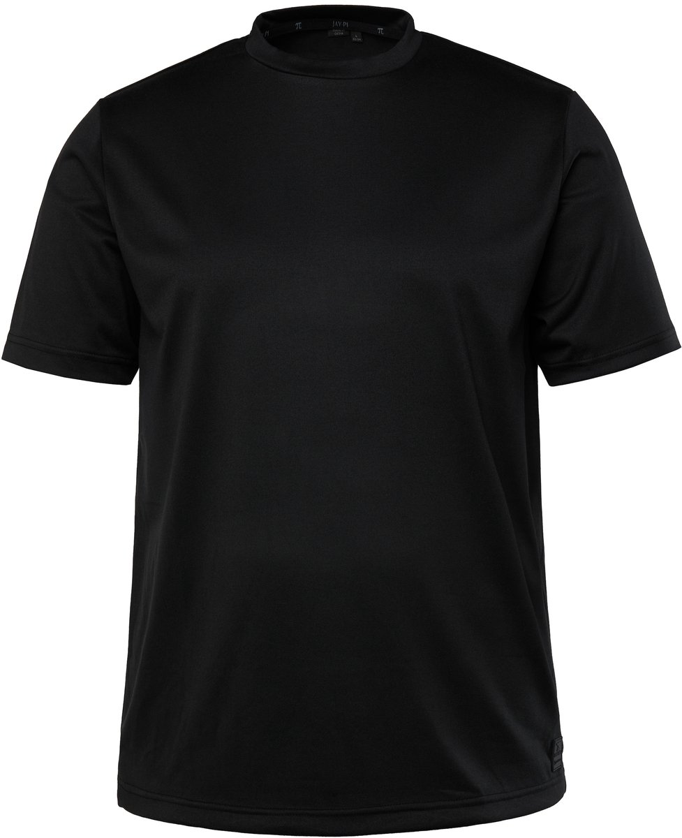 JAY-PI - Heren - T-shirt fitness Buik-Fit halflange mouwen Iron Anvil - Zwart - Maat L