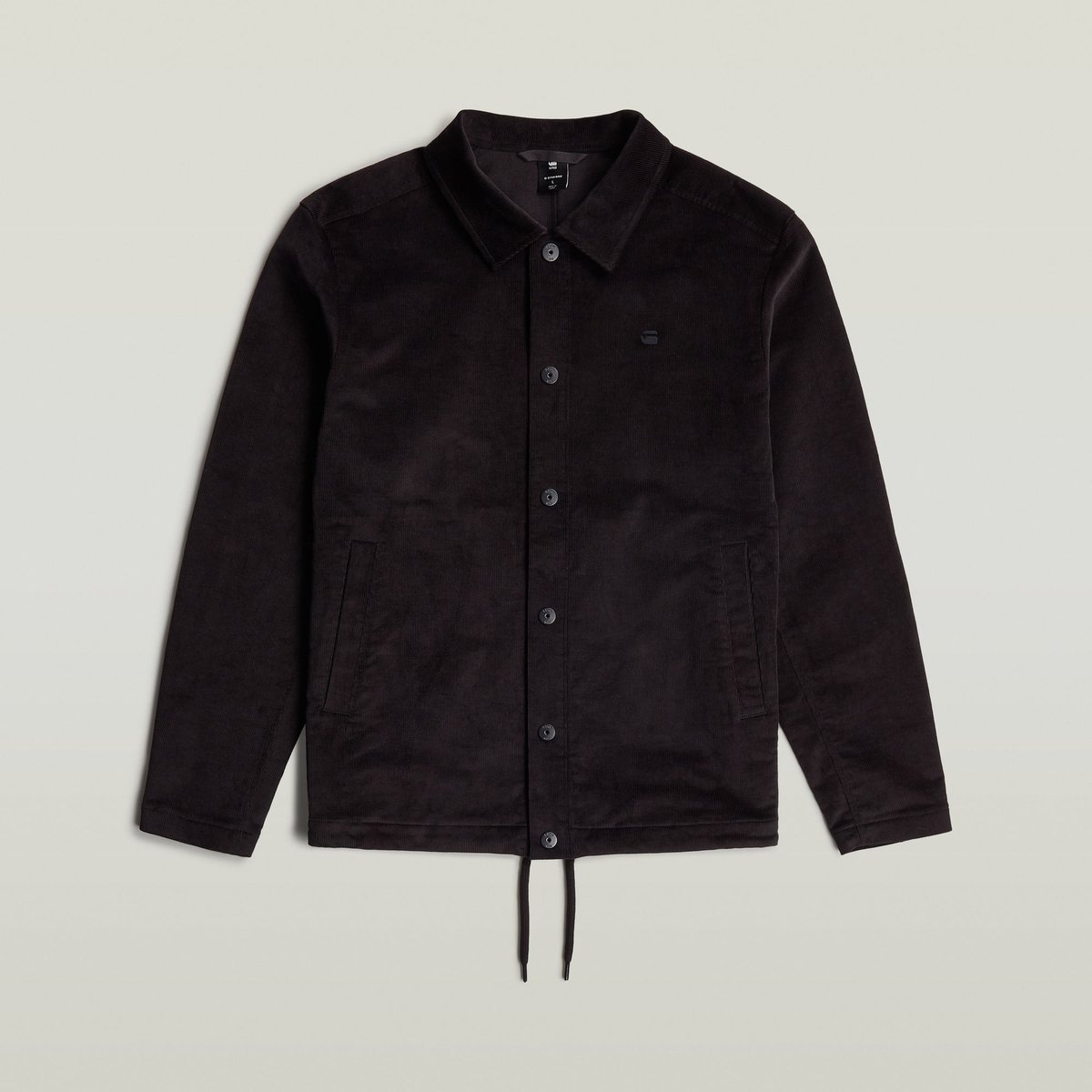 G-Star Cord coach sw jkt Heren Overshirts Zwart