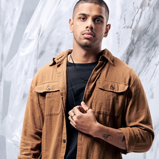 Bague Aesop en vagues de titane argenté et doré