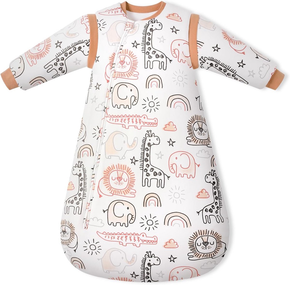 Katoenen Slaapzak voor Baby's met Rits - Comfortabel en Wasbaar