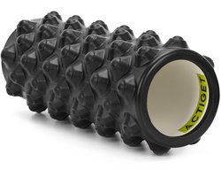 Actiget® Foamroller | Foam Roller | Medium Hardheid | Triggerpoints | 33 cm | Zwart