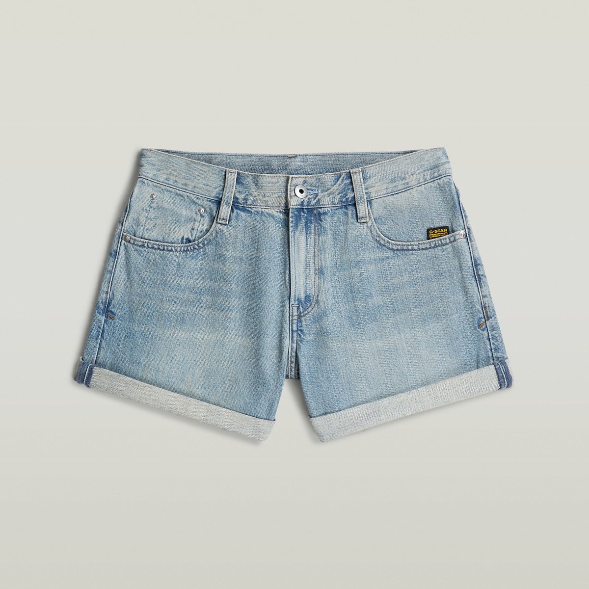 G-Star Raw Judee Shorts Wmn Jeans Dames Broek Lichtblauw