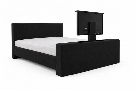 Soft Sofia Élite Boxspring met TV-Lift 140x200 cm Zwart - €1.359,00