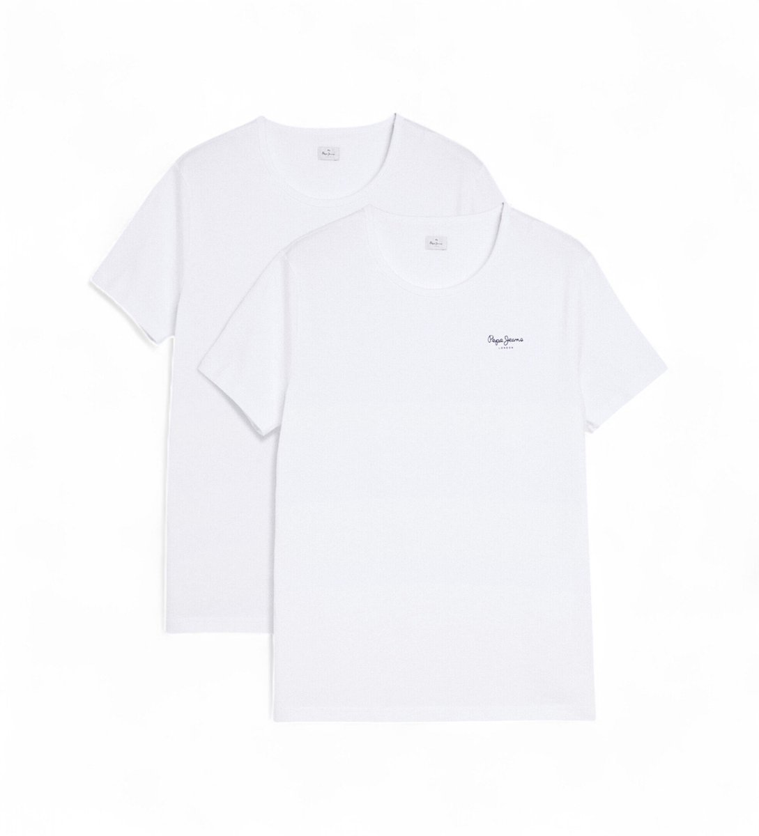 Pepe Jeans Set van 2 basic witte t-shirts