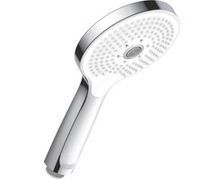 Duravit Handdouche 3 Standen Click! – Douchekop Ø120 mm – EasyClean – Chroom Hoogglans