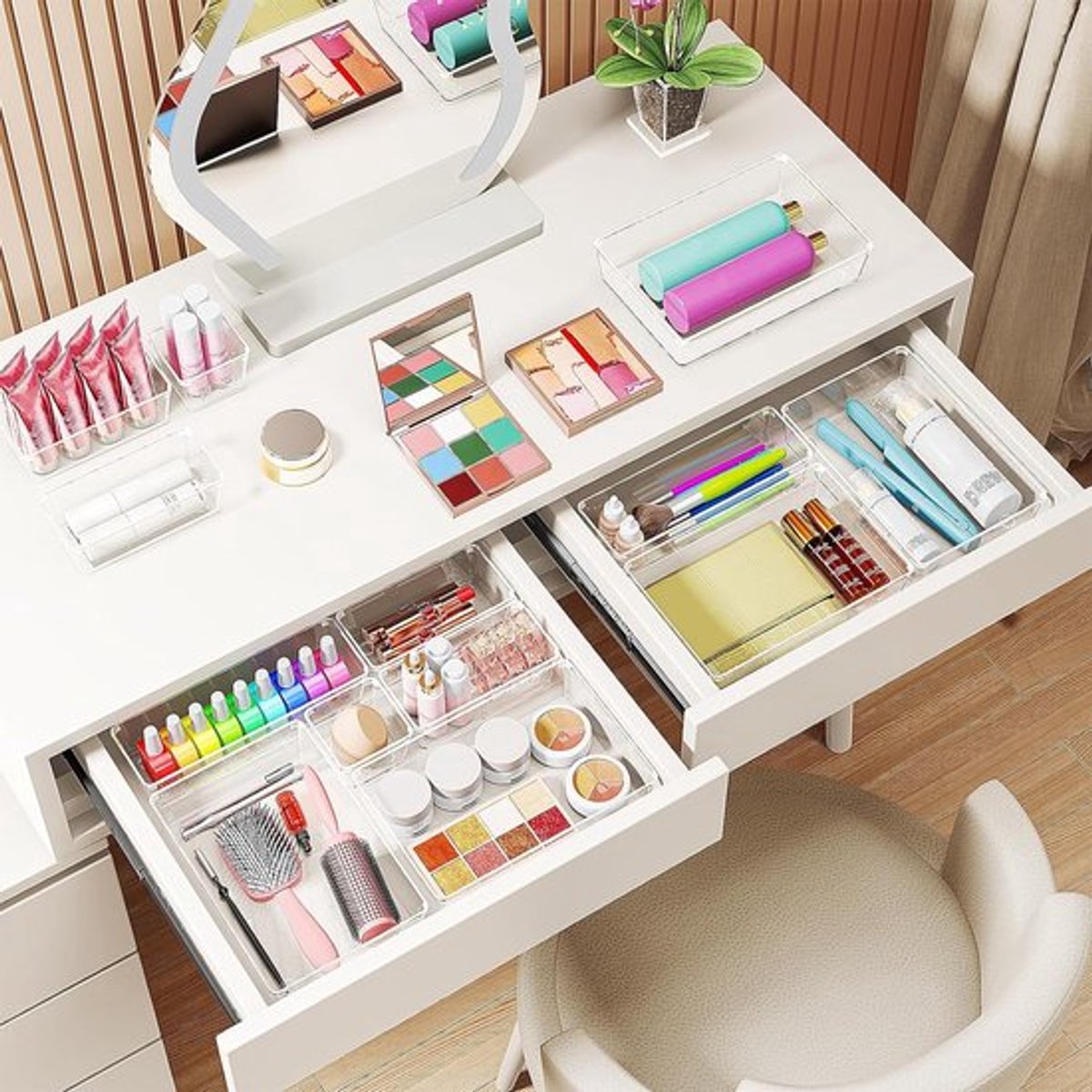 Candala – Lade-organizer – Set van 25 – Kunststof – Transparant