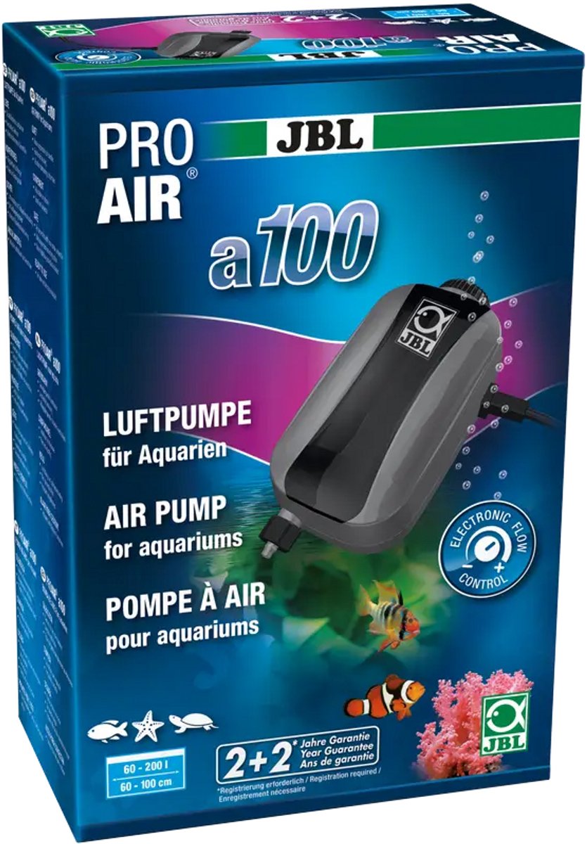 JBL ProAir A100 - Stille Aquarium luchtpomp