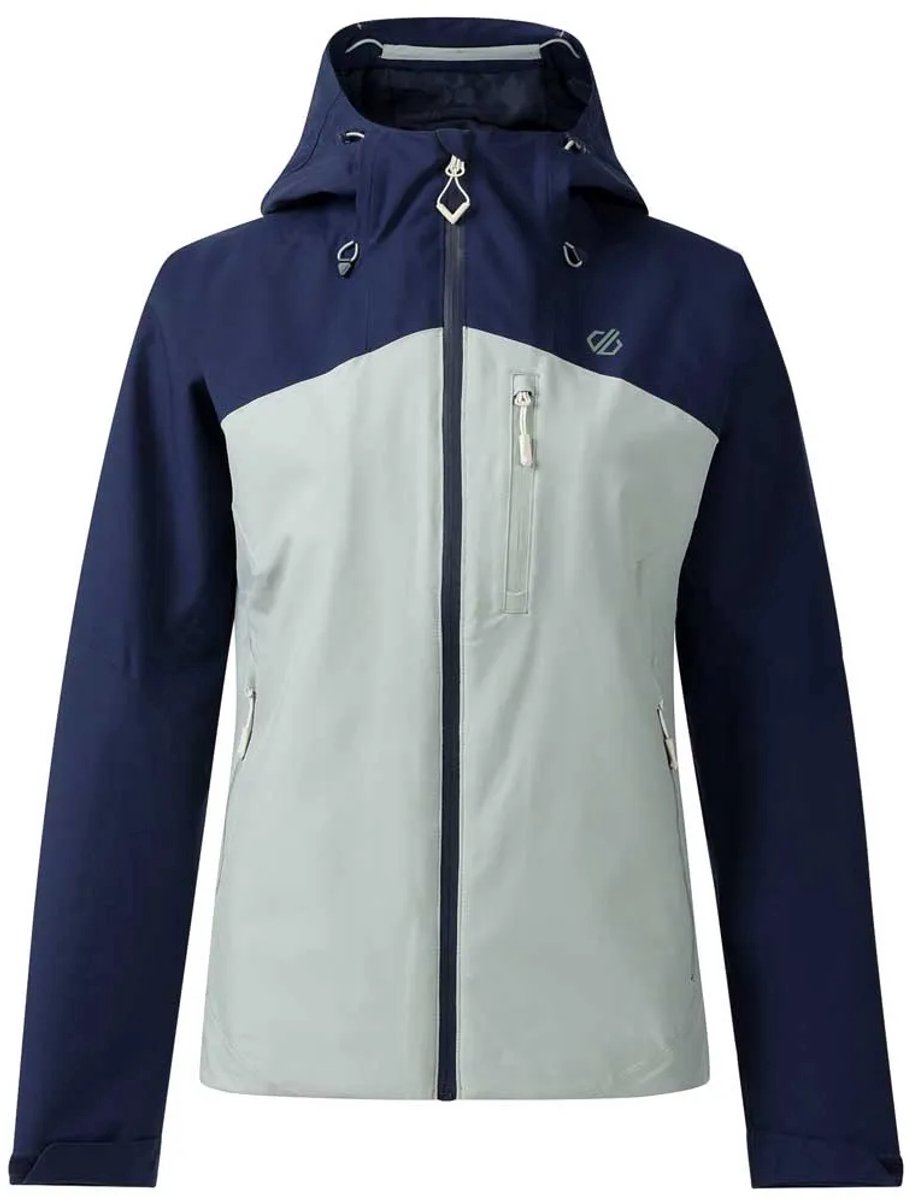 Dare2B Torrek III Waterdichte Stretch Wandeljas met Capuchon voor Dames Marineblauw