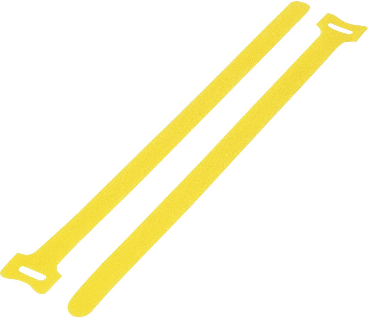 TRU COMPONENTS Klittenband kabelbinder Om te bundelen Haak- en lusdeel (l x b) 310 mm x 16 mm Geel 20 stuk(s)