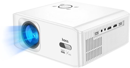 Android projector Full HD 1080p 5GHz WiFi Bluetooth 5.0 HDMI USB – Hoco Mini beamer wit