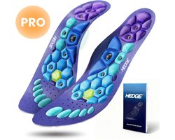 Hedge® Magnetische Inlegzolen - Acupressuur Schoenzolen - Magnetische Zolen - Inlegzolen Werkschoen - Orthopedische Inlegzolen - Voetmassage Zooltjes - Inlegzooltjes - Zolen voor Voet, Enkel en Rugpijn - Maat M (41-43)