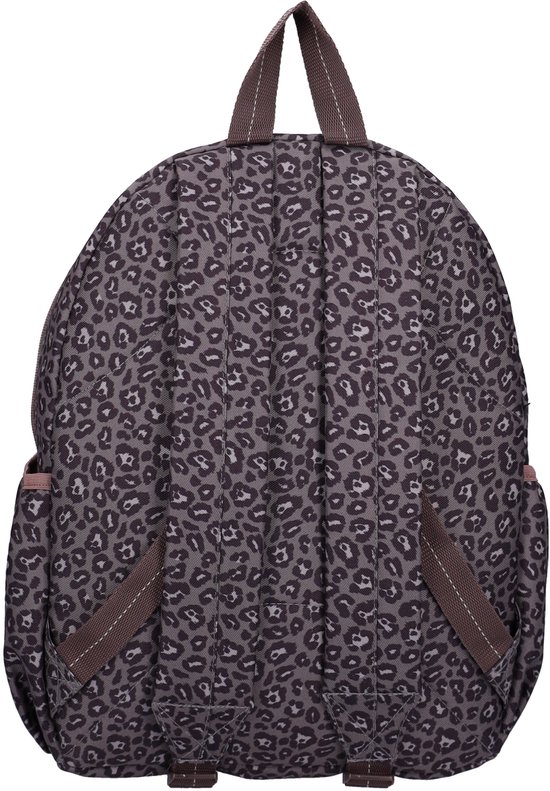 Studio V So Rebellious - Rugzak - Gevoerd - 13,6 liter - 39 x 29 x 12 cm - Panterprint - Bruin