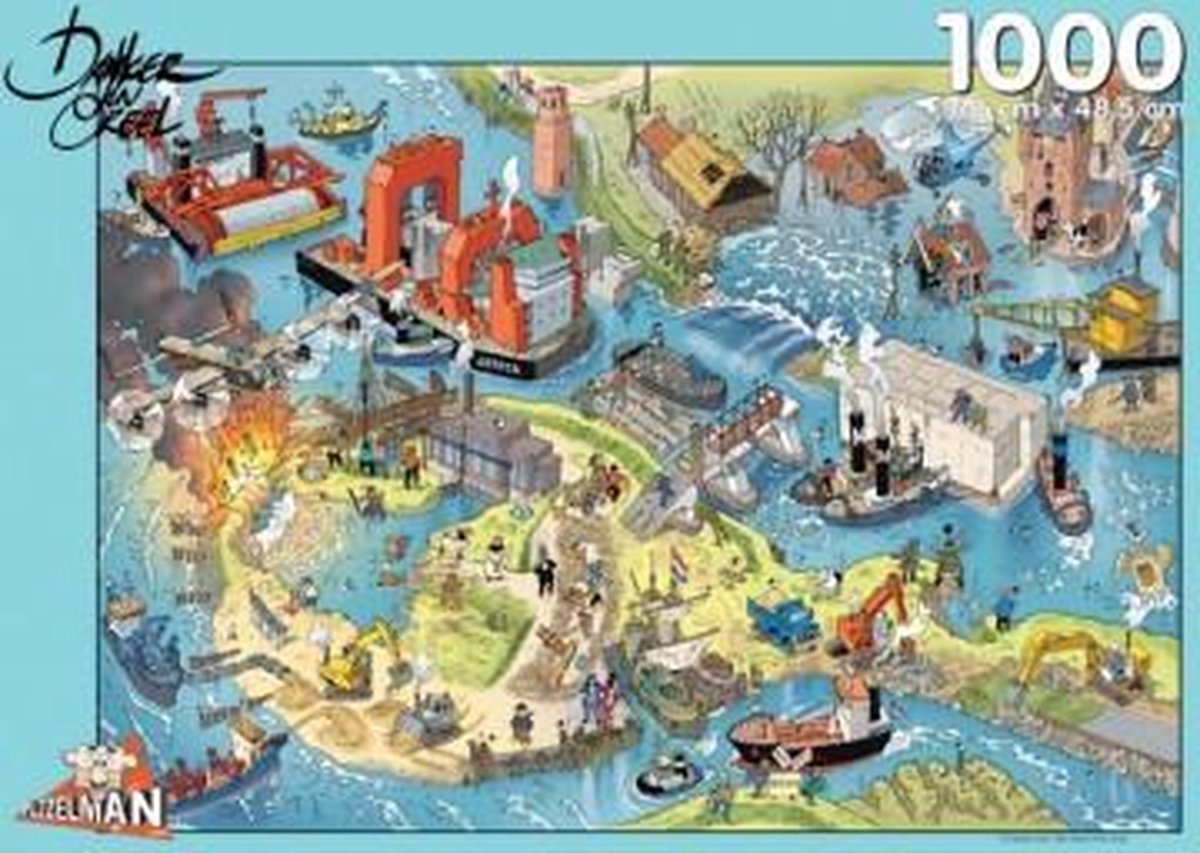 Puzzel - Waterwerken - Danker Jan (1000)