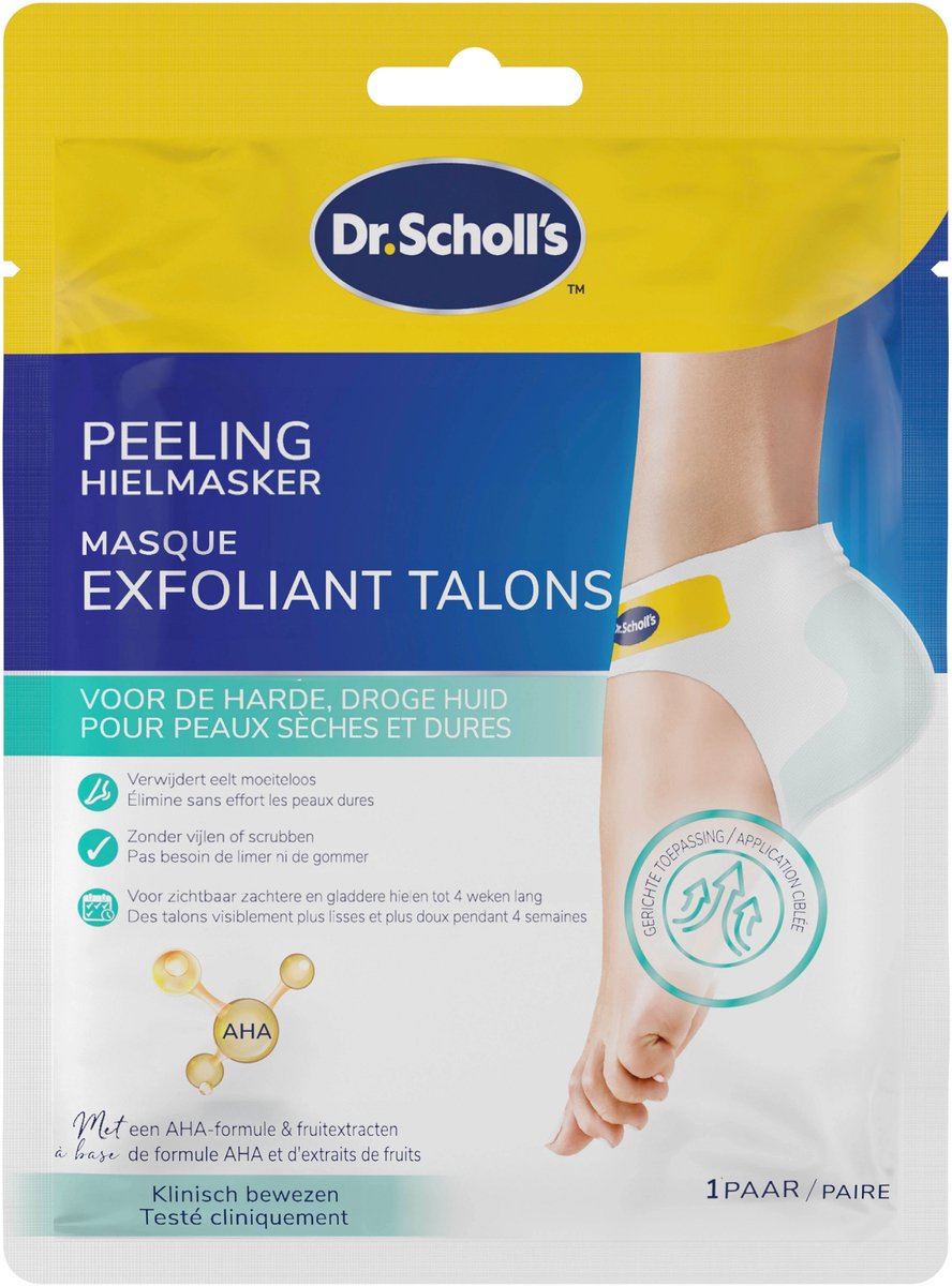 Dr. Scholl's Peeling Hielmasker - Voetmasker - Eeltverwijderaar - 1 paar