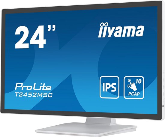 Touchscreen Monitor 24 Inch Full HD IPS met HDMI en DisplayPort | bol