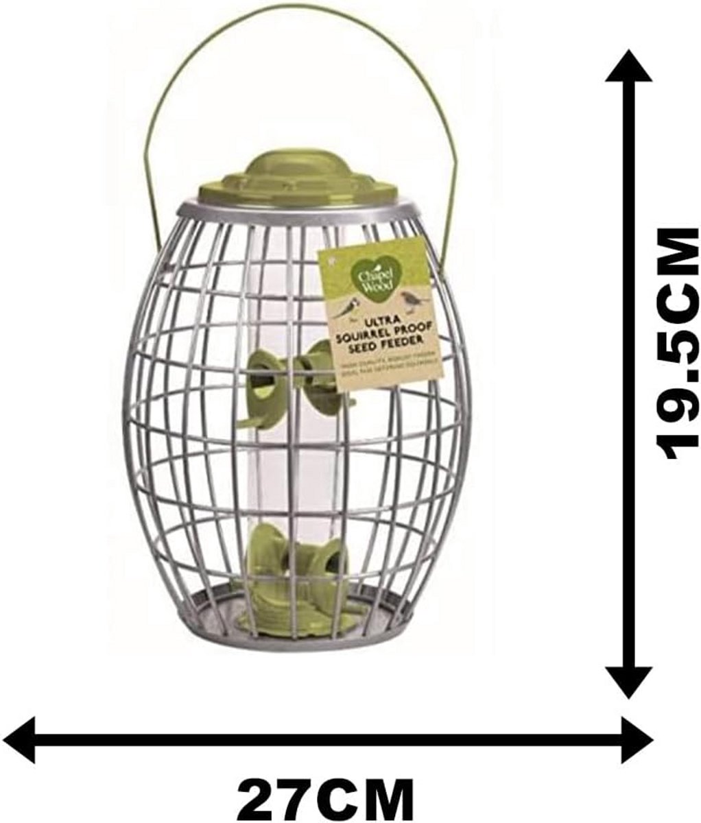 Eekhoornbestendige Vogelvoeder voor Wildzangvogels - Groot Model voor Vogelzaad