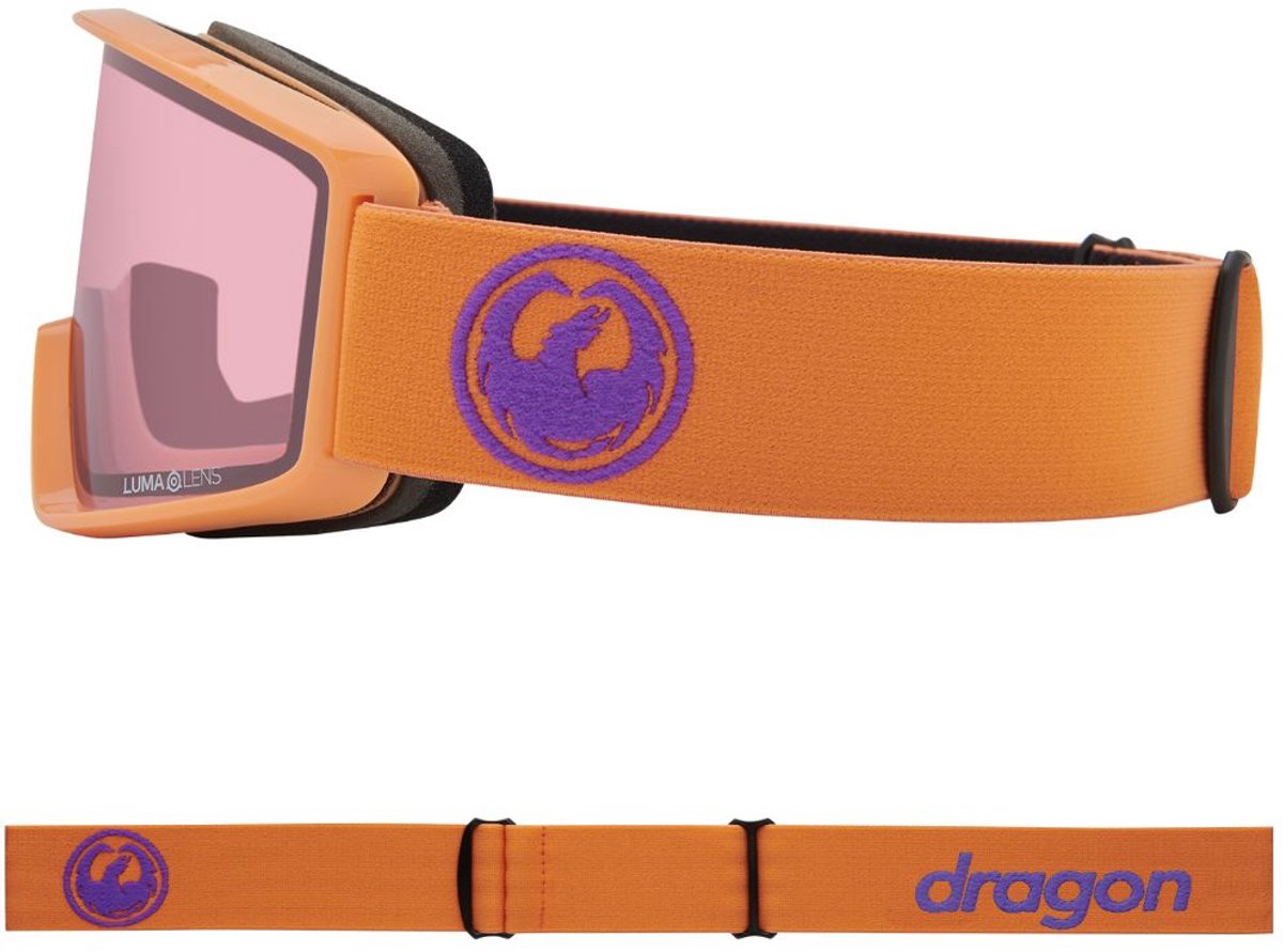 Dragon Alliance DXT OTG Jeugd Skibril - Apricot/Light Rose