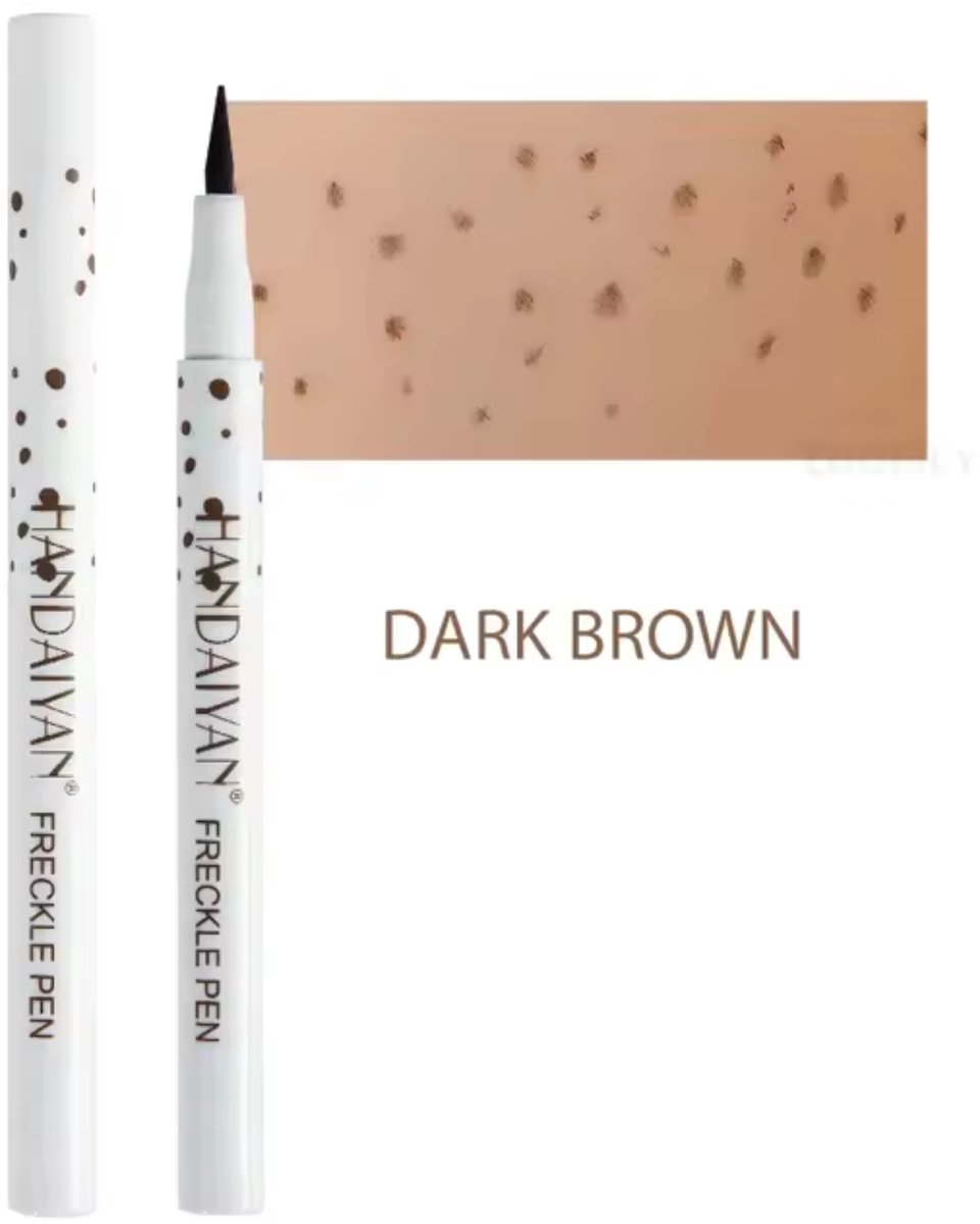 Natural Freckle Pen - 04 Dark Brown - Waterproof - 1ml - Sproeten