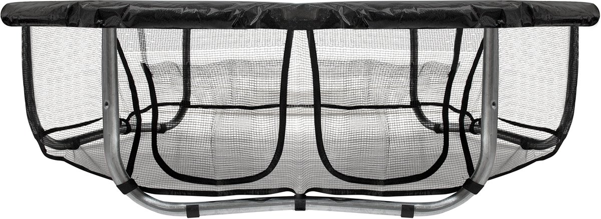 VirtuFit Trampolinerok - Veiligheidsnet - Zwart - 183 cm - Voorzien van Opbergvak - Beschermrand - Verkrijgbaar in Diverse Diameters - Trampoline Net - Trampoline Veiligheidsnet 183 - van Virtufit