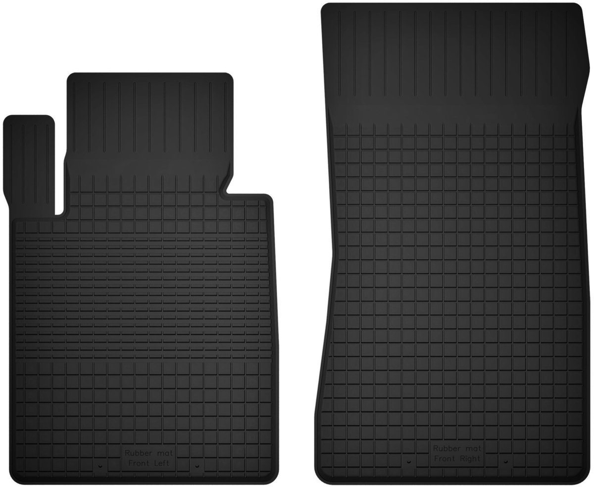 Wielganizator BasicProtect - Rubber Autovloermatten - BMW 5 E60 - 2003-2010 - Antislip
