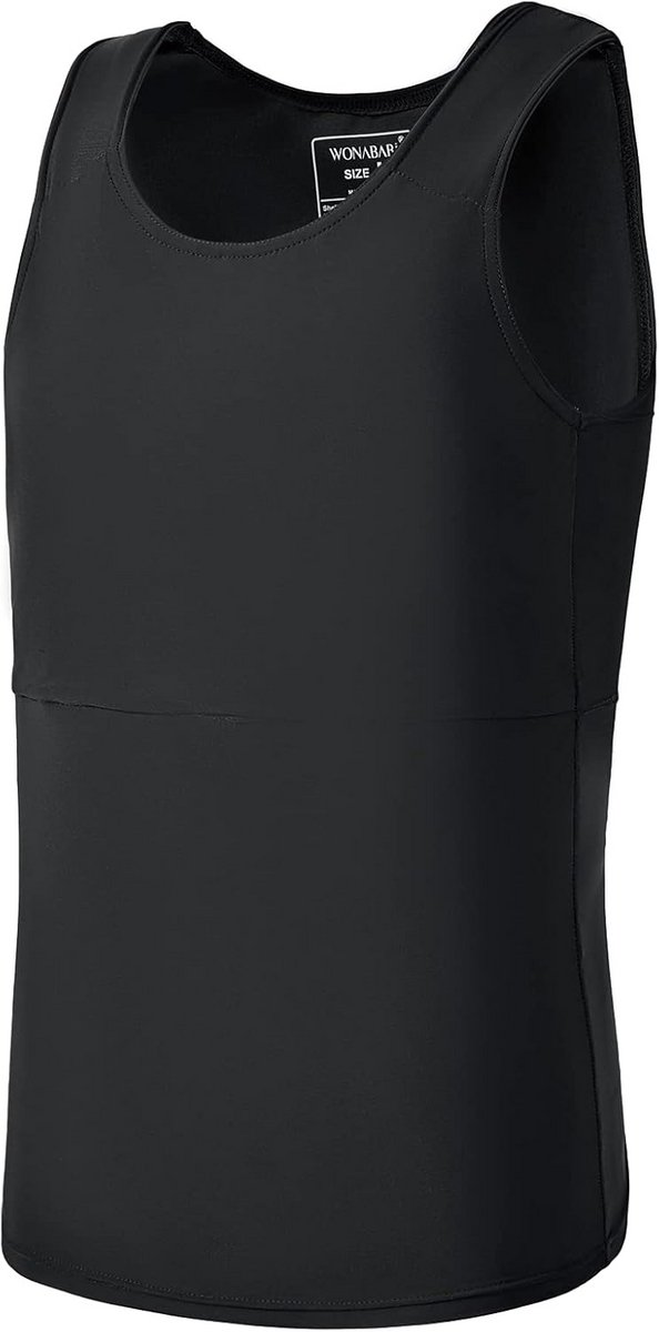 Compressieborstbinder voor Trans Mannen en Gynaecomastie - Platte Borsttop