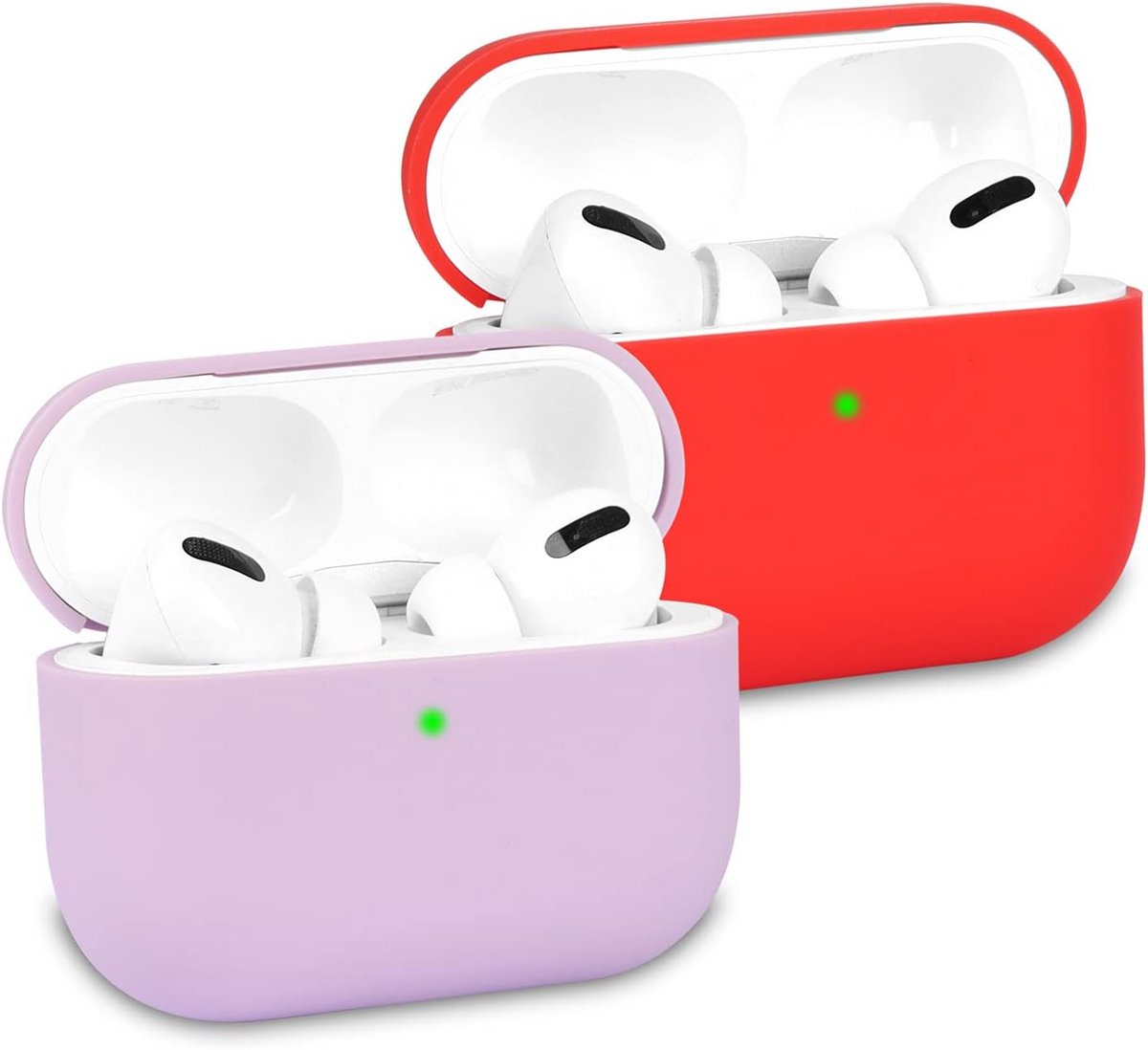 Schokdichte Siliconen Hoesjes voor AirPods Pro - Duo Pack