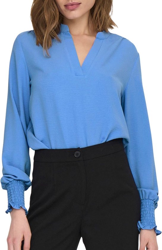 Only UN SMOCK TOP - Violet Provence