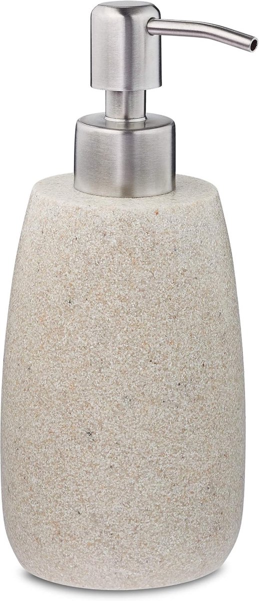 Famanu – Navulbaar zeeppompje van 300 ml, rond design, geschikt voor badkamer en keuken