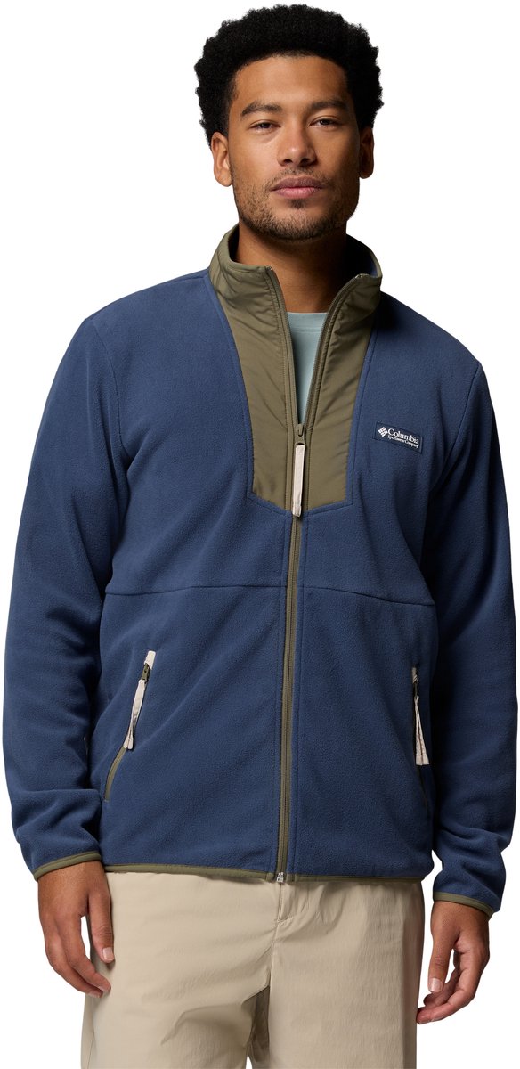 Columbia Sequoia Grove™ Full Zip Fleece Heren Outdoortrui Dark Mountain Stone Groen