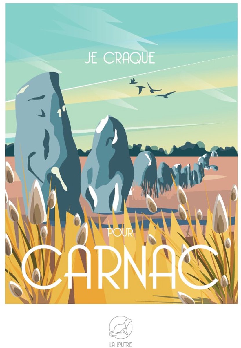 La Loutre puzzel CARNAC - 1000 stukjes legpuzzel voor volwassenen.