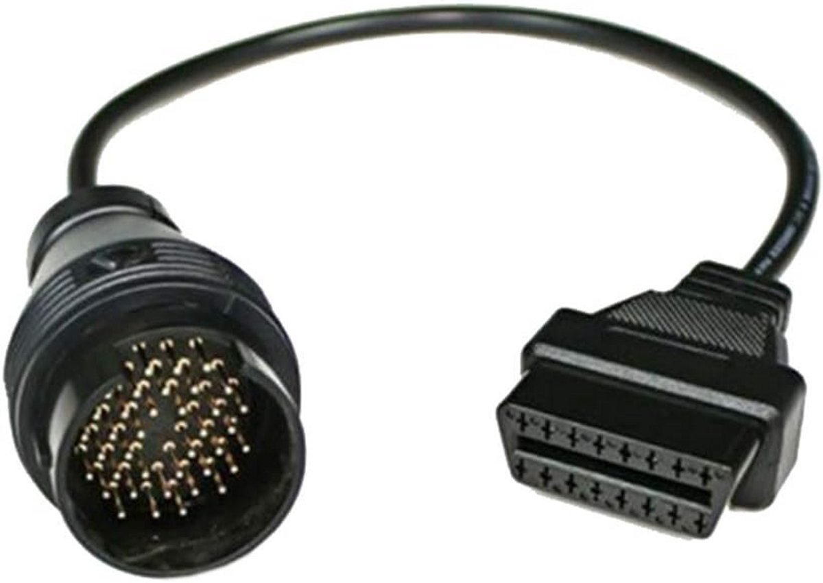 Adapterkabel 38-pins naar 16-pins OBD2 voor Oude Mercedes Diagnostiek