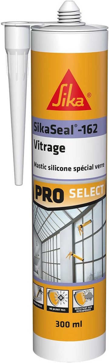 Transparante Siliconenkit voor Glas - Beglazing, Luifels en Kassen Afdichten (300ml)