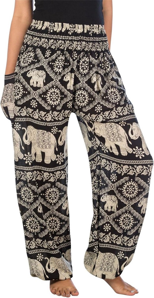 Luchtige Harembroek met Elastische Taille voor Dames