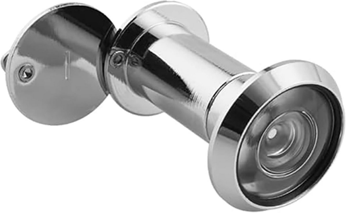 Deurbel met Privacykap en 220° Groothoek Optisch Glas voor Deuren van 35-60 mm Dikte