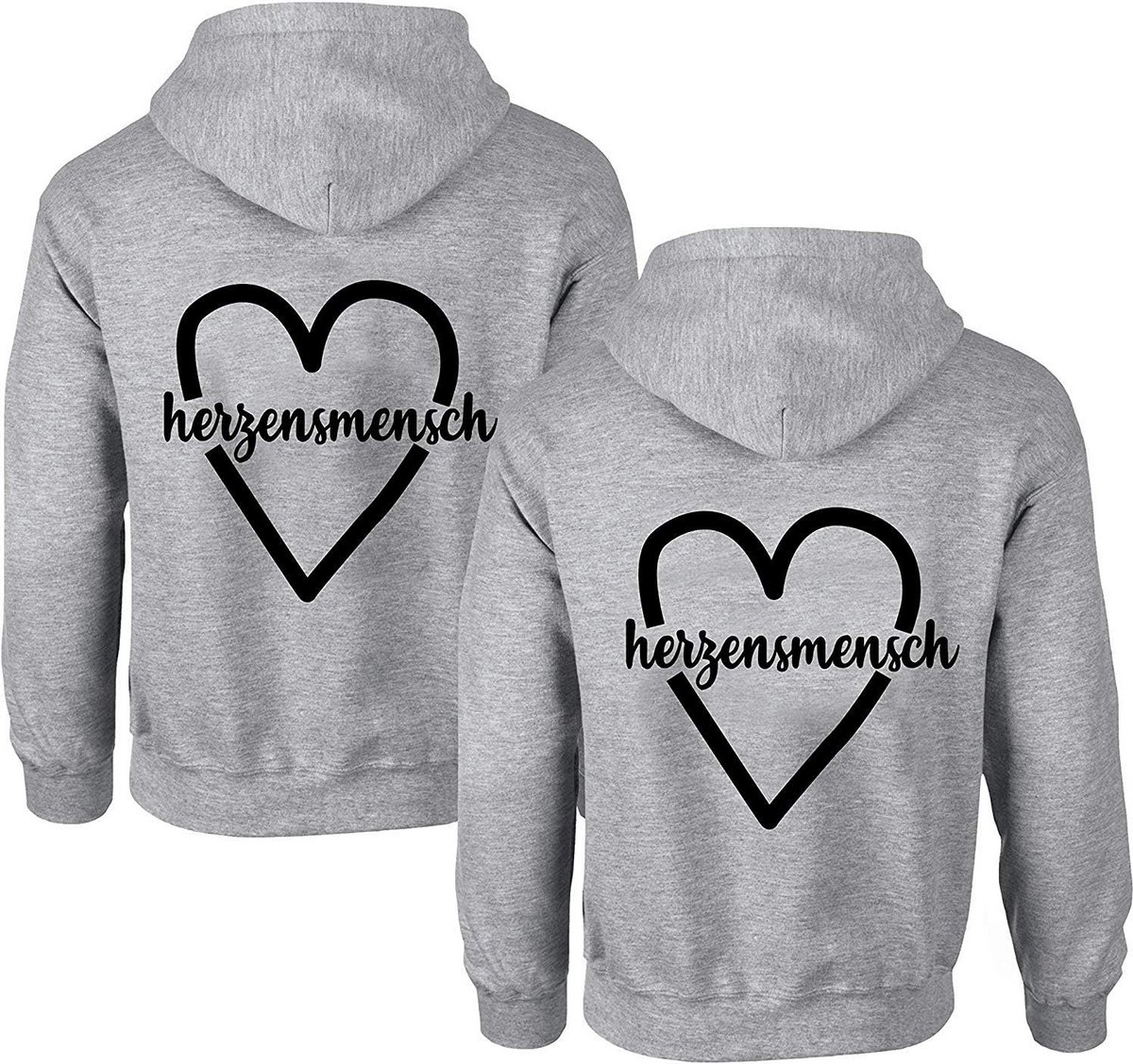 Hoodie voor Dames en Zussen Cadeau Vriendin Best Friends Bedrukt