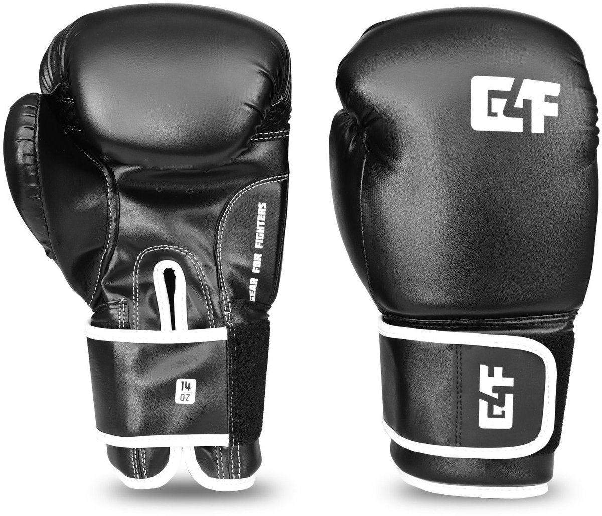 G4F - Bokshandschoenen - Kickboks Handschoenen - en Starter - Zwart/Wit - 10 Oz