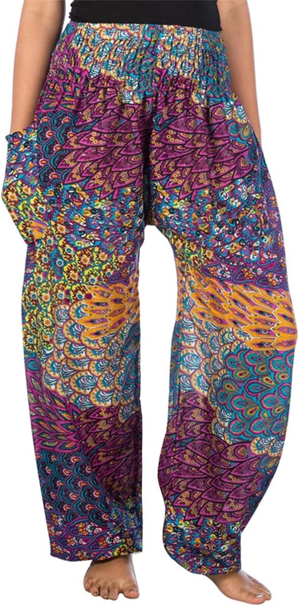 Dames Harembroek Boho Stijl Met Elastische Taille