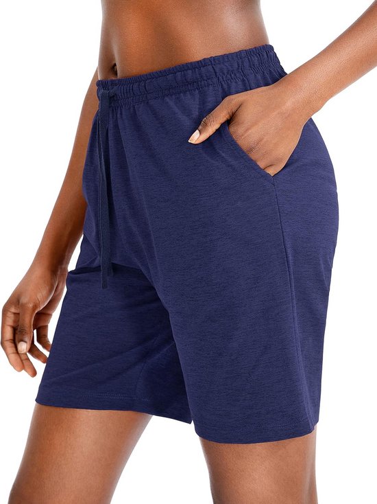 Dames Bermuda Shorts met Diepe Zakken - Casual Jersey Sportshort voor Yoga en Fitness — afbeelding 5