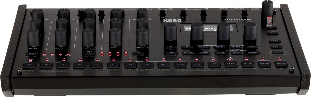 KORG drumlogue De hybride drummachine van een nieuw tijdperk