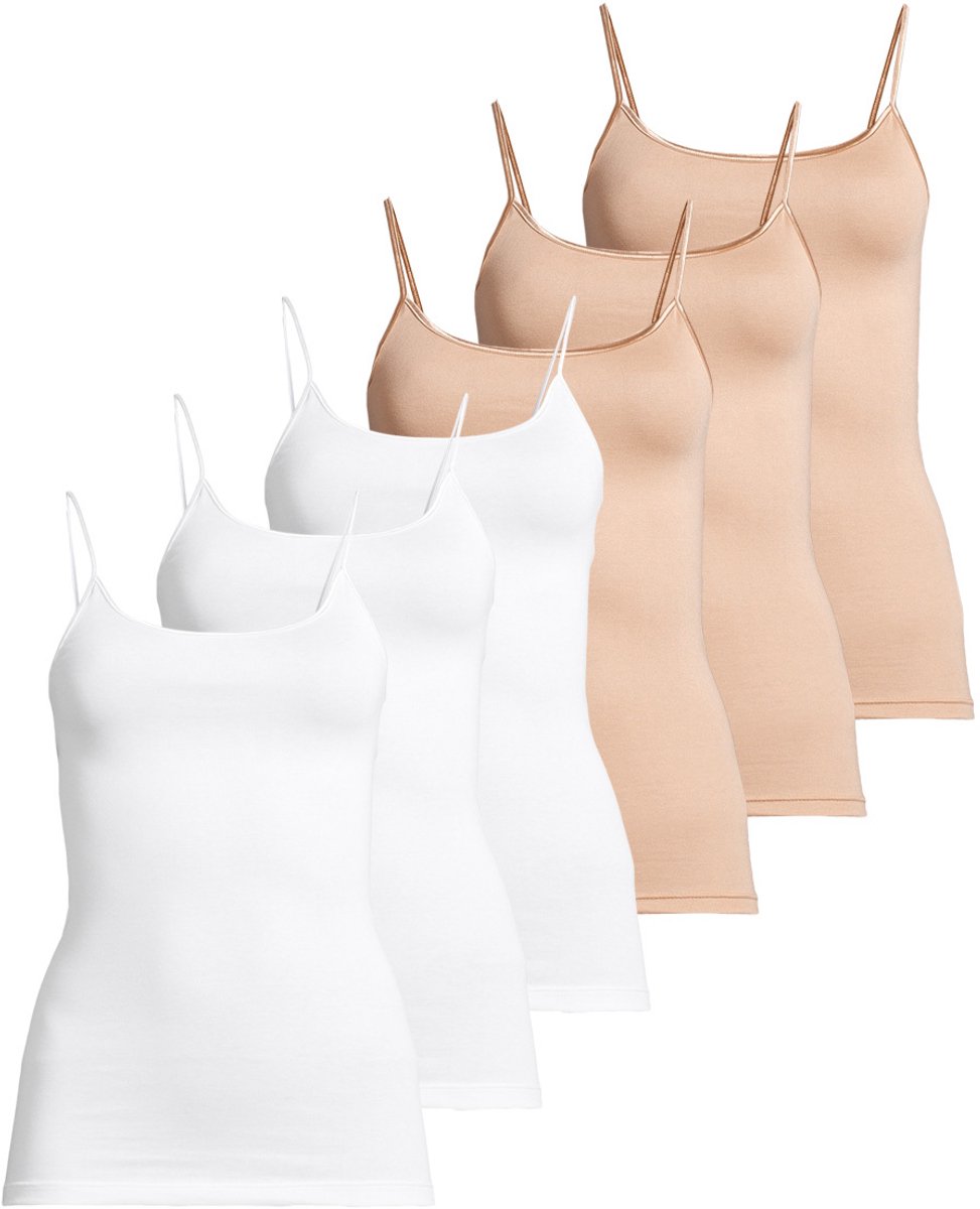 Conta Dames spaghettitop 6 pack Modal