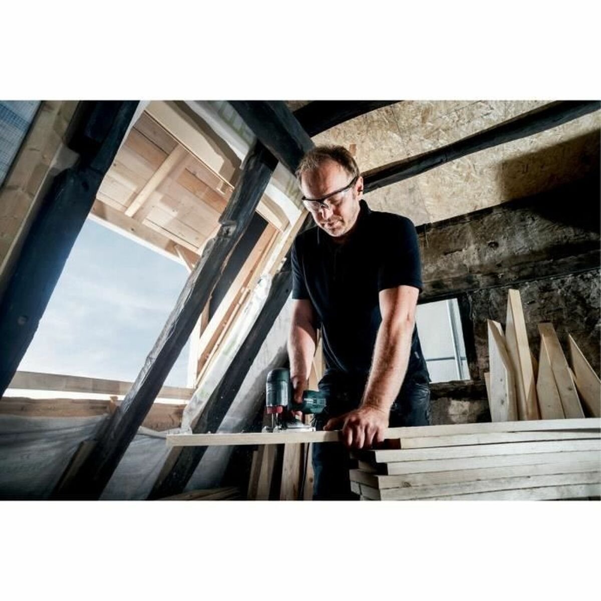 Metabo STE 100 QUICK SET Decoupeerzaag incl. 20 decoupeerzaagbladen in koffer - 710W - T-greep - variabel – foto 3