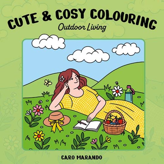 Cute & cosy colouring. Outdoor living - cover