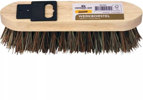 Hendrik Jan - Werkborstel - Harde natuurvezels - 19,5 cm van Hendrik Jan — afbeelding 2